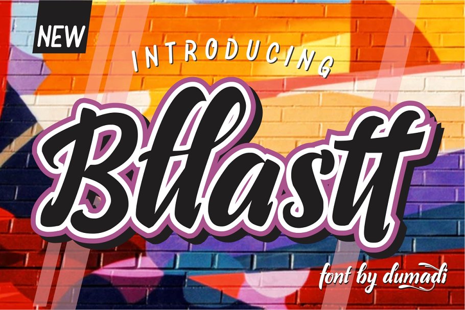 Bllastt Italic Font preview